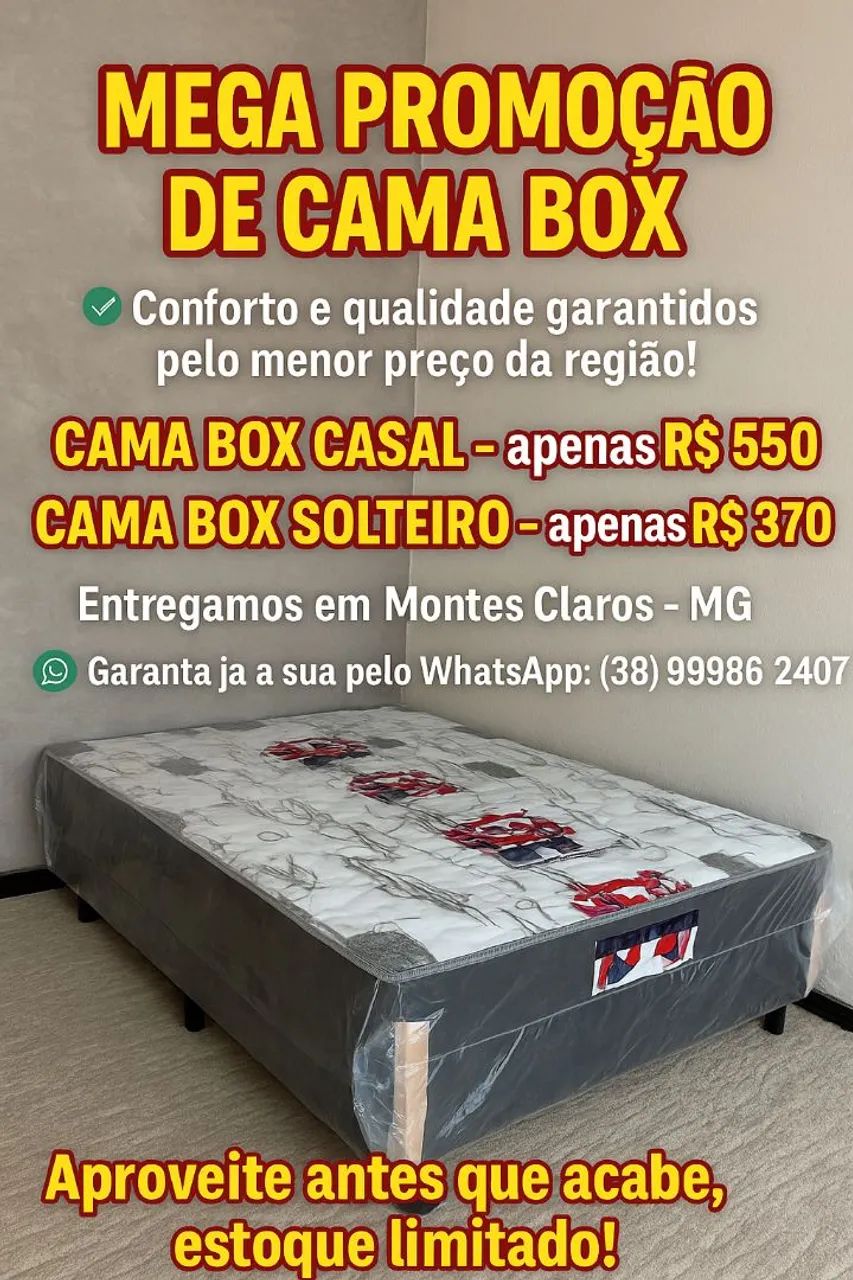 Camas box casal 