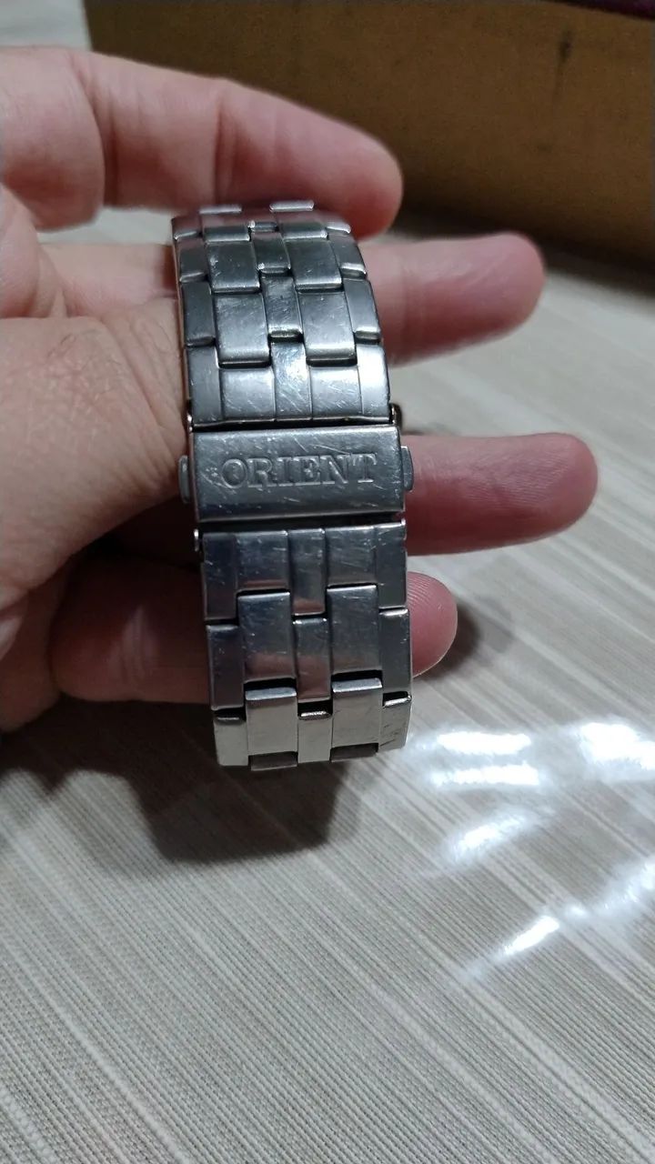 Relógio Orient original em aço inox  - Foto 2