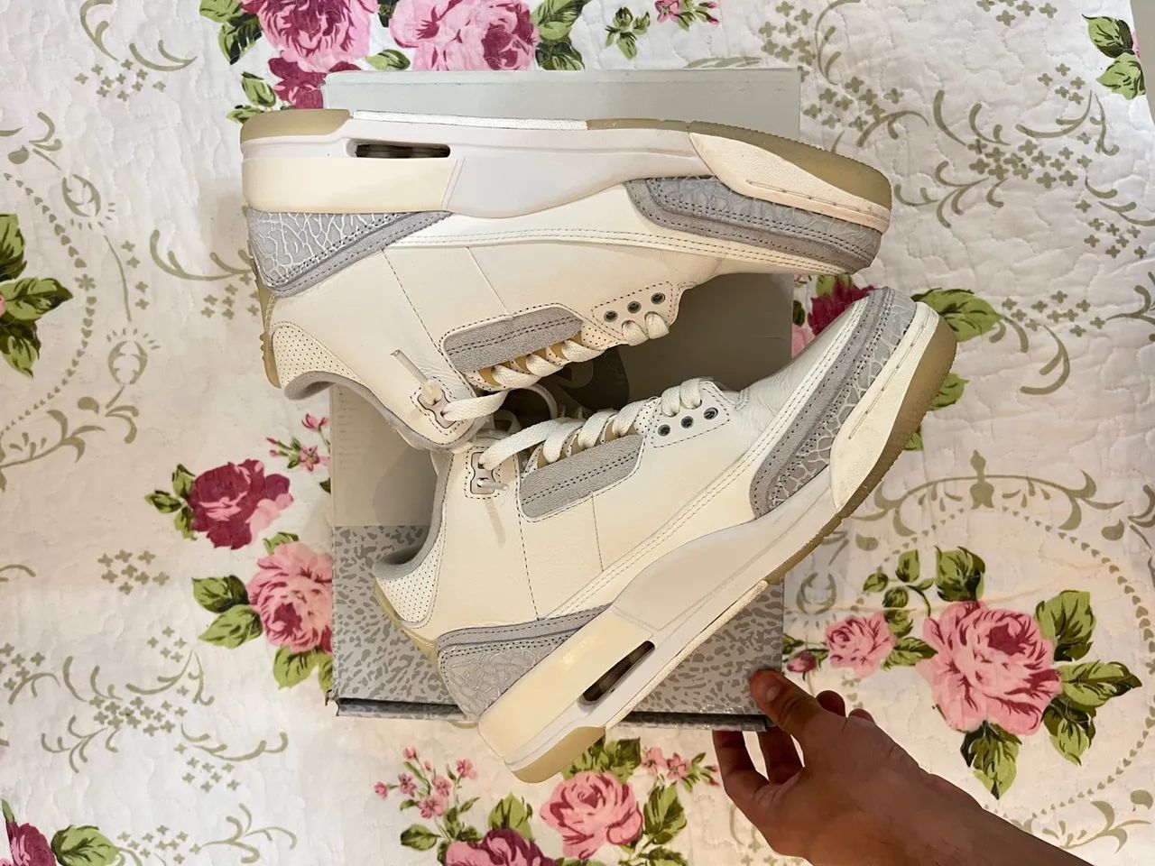 Tênis Nike Air Jordan 3 Craft Ivory - Foto 2