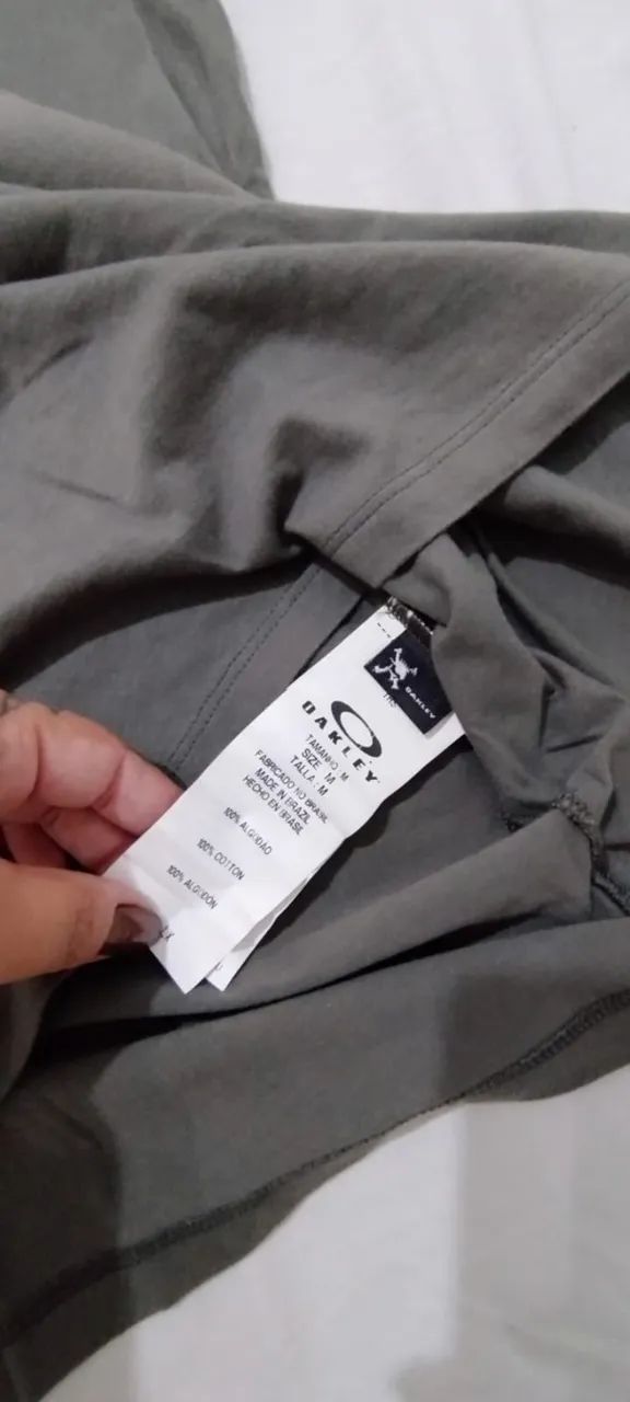 Camisa Oakley | Cinza | Tamanho M - Foto 3
