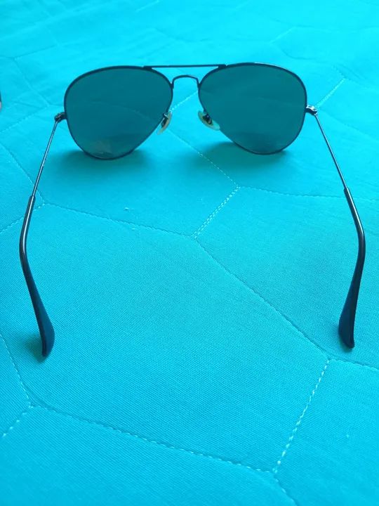 Óculos de sol Ray-Ban Aviator - Preto - Foto 5