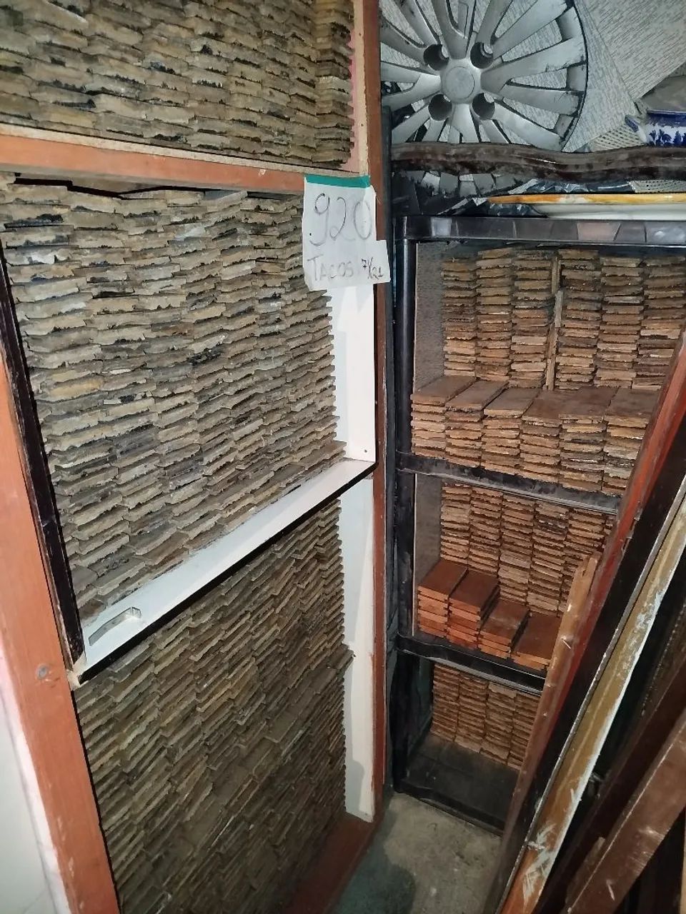 Tacos de madeira Maciça 21x7 total de 68 Tacos sendo 1metro quadrado 