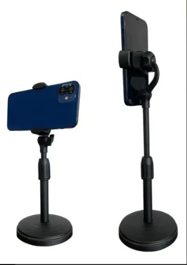 Suporte De Mesa Para Celular 360 Universal Portátil Tripé - Foto 2