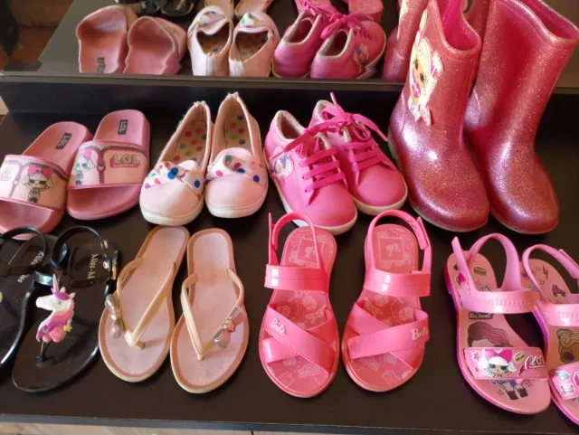 Lote de calçados, Bota, Sandália, Rasteirinha