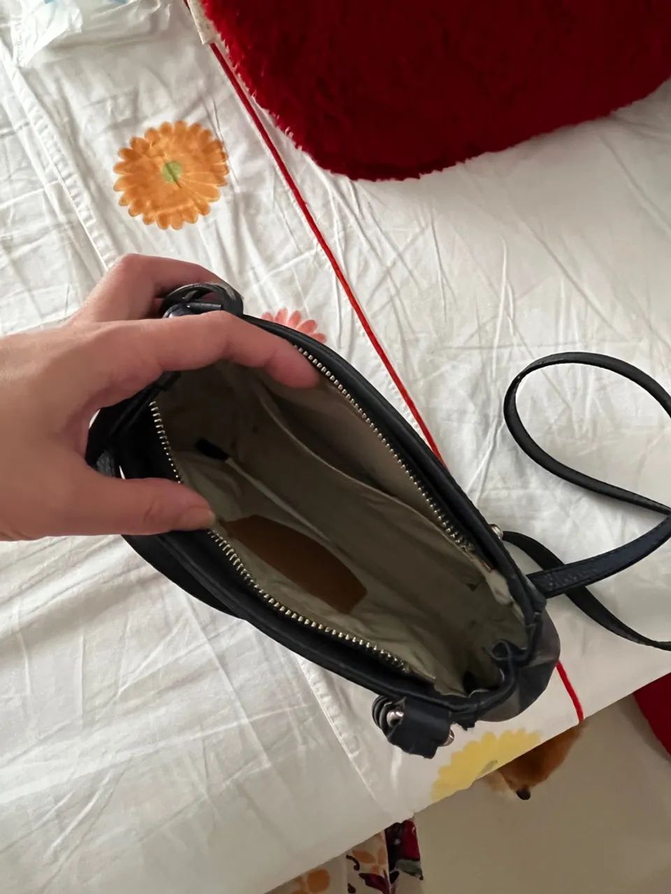 Bolsa Arezzo em couro legítimo navy blue - Foto 3