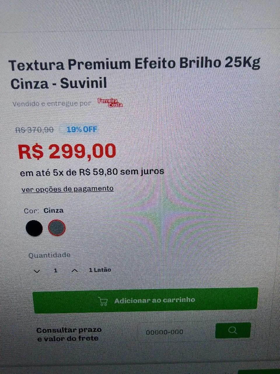 Tinta Suvinil Texturat Premium Efeito Brilho 25kg - Foto 2