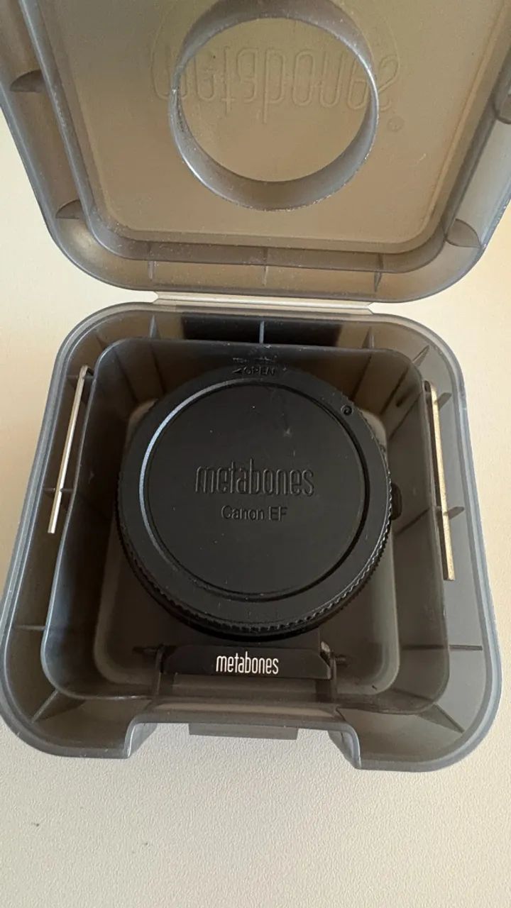 Anel adaptador Metabones Speed Booster XL 0.64x - usado - impecável! - Foto 2