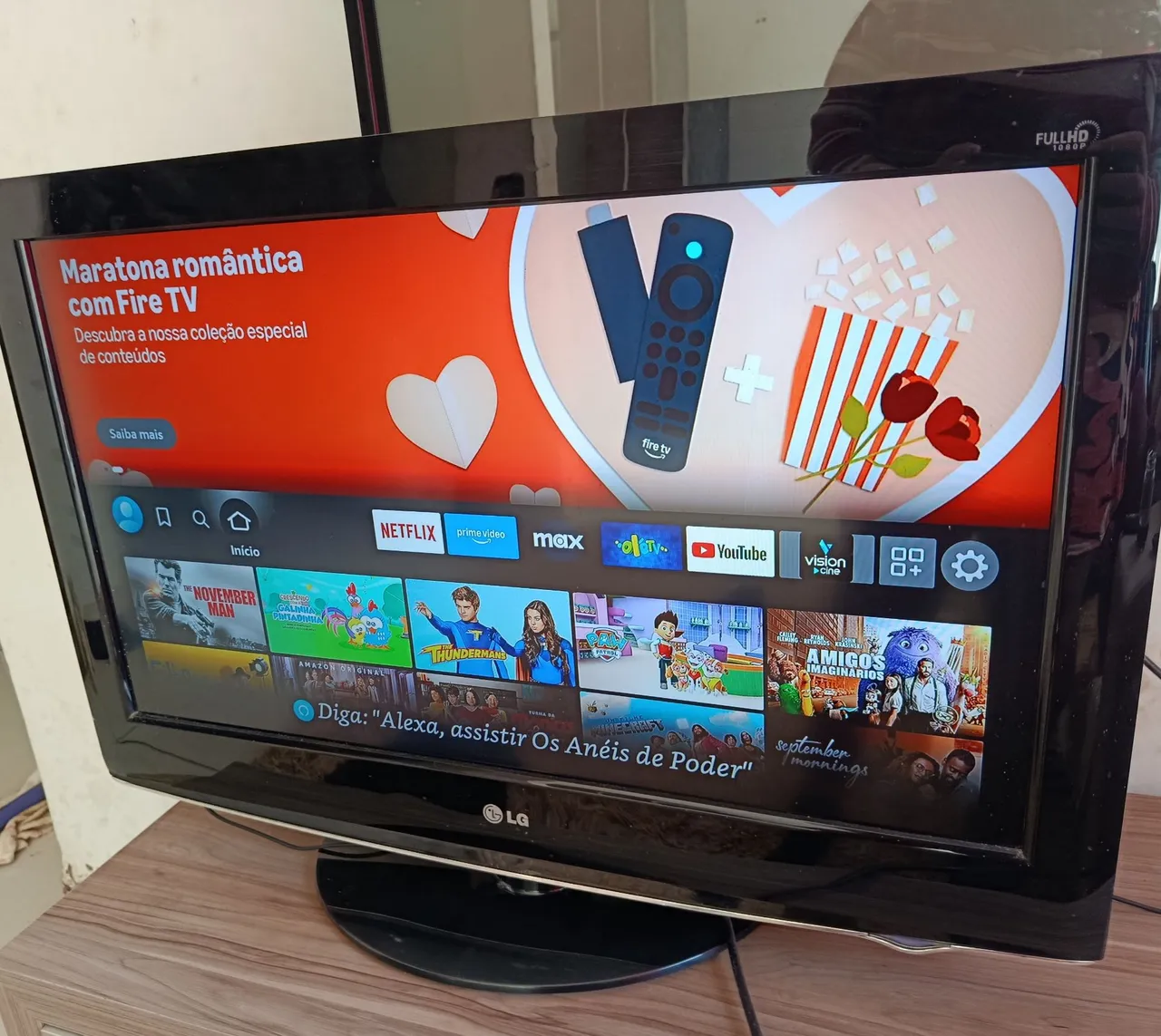 TV LG com Fire TV Integrado
