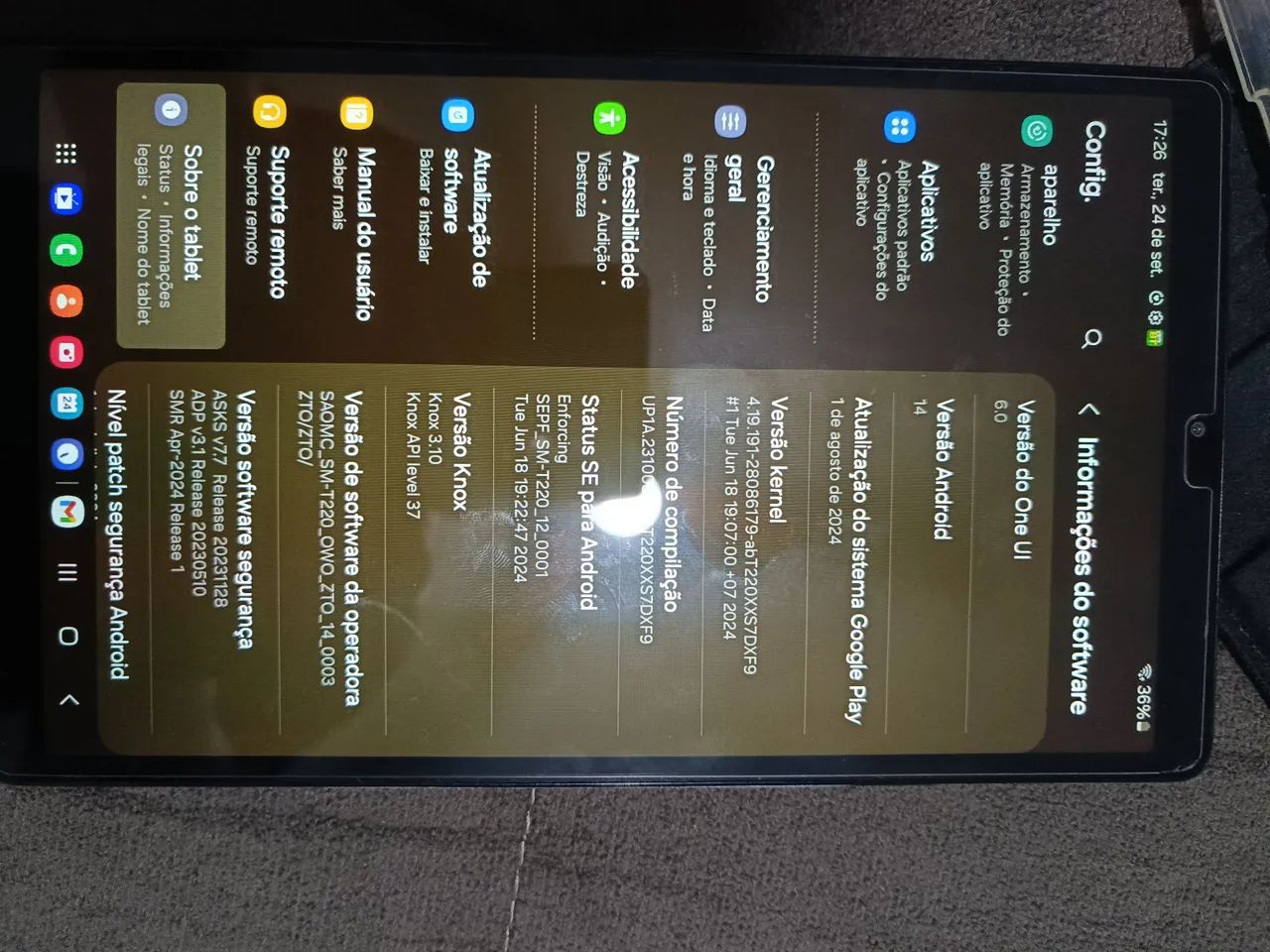 Tablet Samsung Galaxy T 220, Wi-Fi Cartão de Memória. - Foto 2