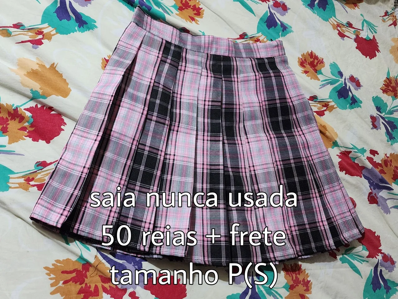 Saia plissada
