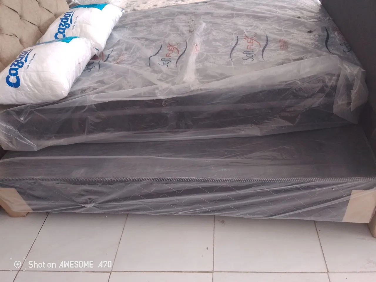 Cama Box Casal Softflex +Base CHAMAAA com entrega grátis  - Foto 3