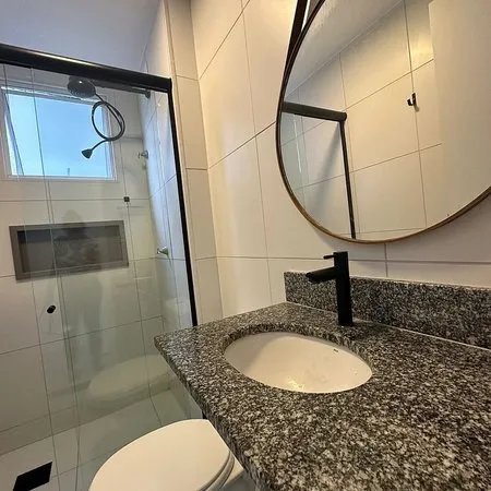 Apto com dois quartos sendo um suíte - 50m²