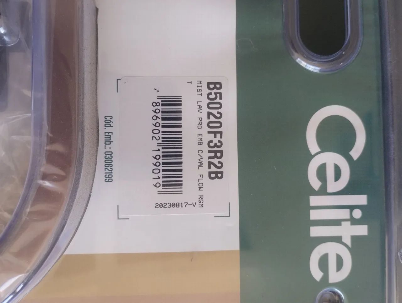 Torneira Misturador de Parede para Banheiro com Bica Reta Rose Gold Flow Celite - Foto 4