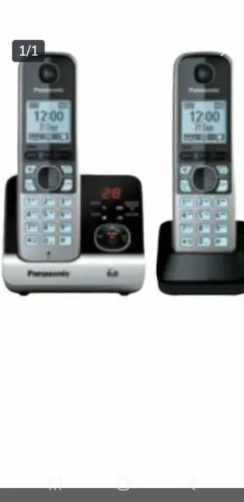 2-Telefones S/Fio R$70.00 Panasonic Em Recado 1-Funciona /Outro Não