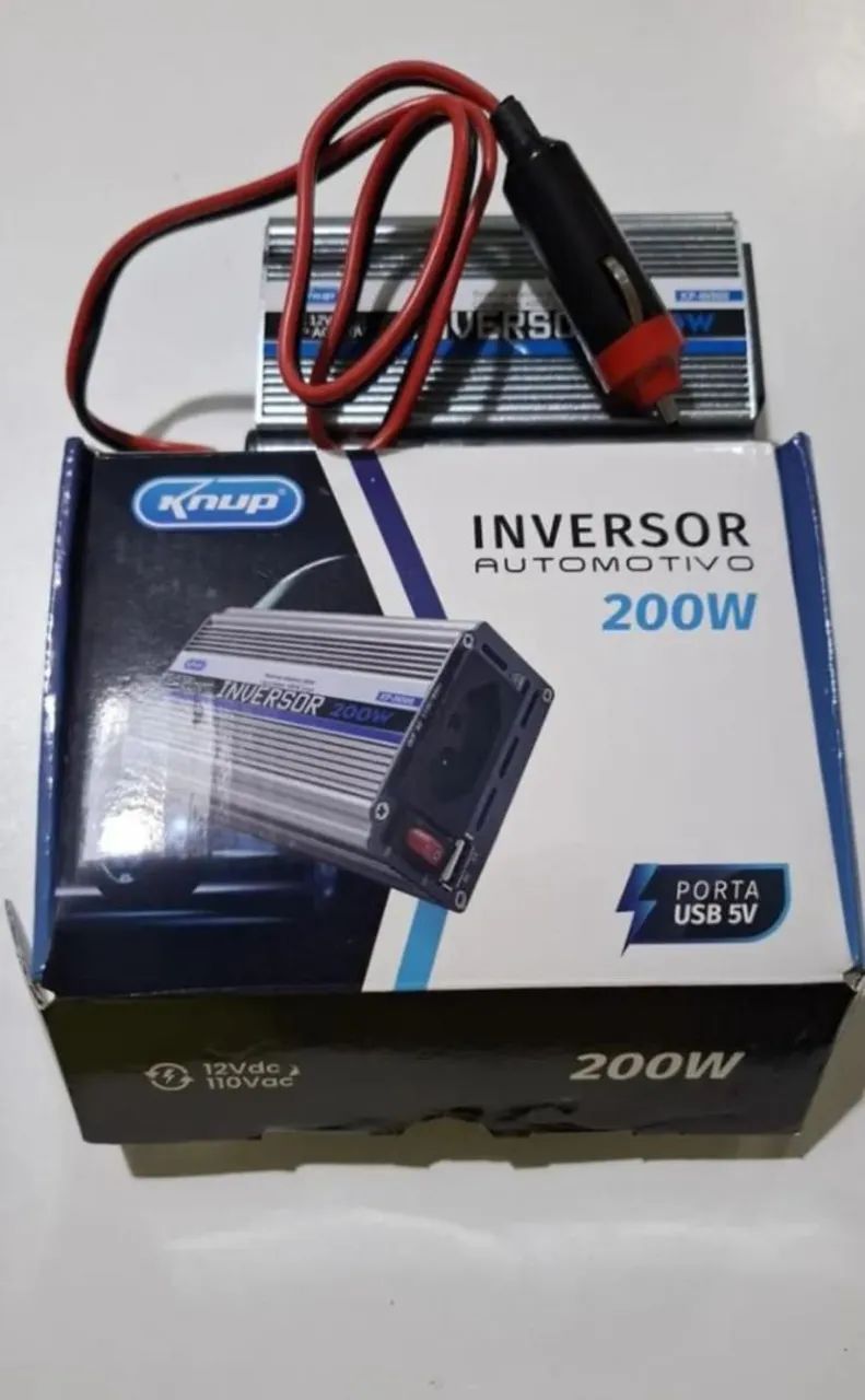 Inversor Veicular 200W Novo - Foto 3