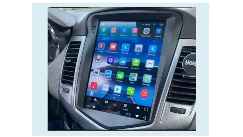 Multimídia 7 9 ou 10 Pol e Tesla Vertical Para Honda Toyota GM VW Vários Carros Partir 349
