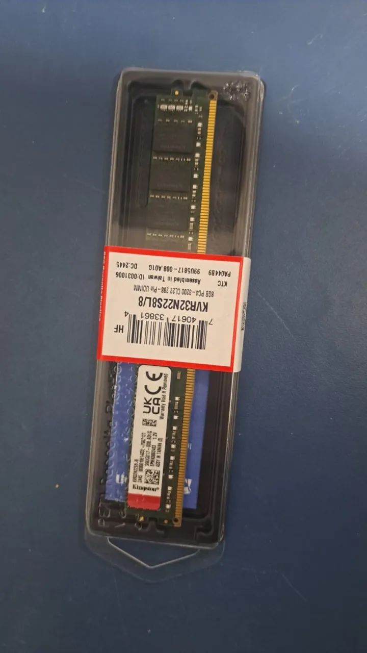 MEMORIA RAM DESKTOP 8GB DDR4 3200MHZ KINGSTON