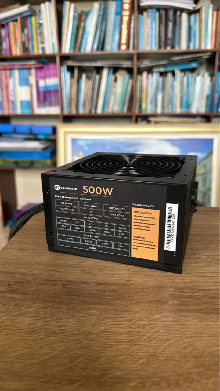 SOMENTE HOJE! Fonte de Alimentação Goldentec 500W