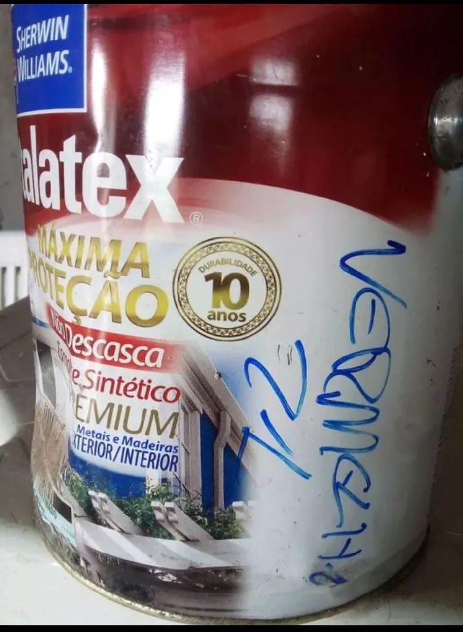 Tinta Látex Premium Sherwin Williams - Vermelha