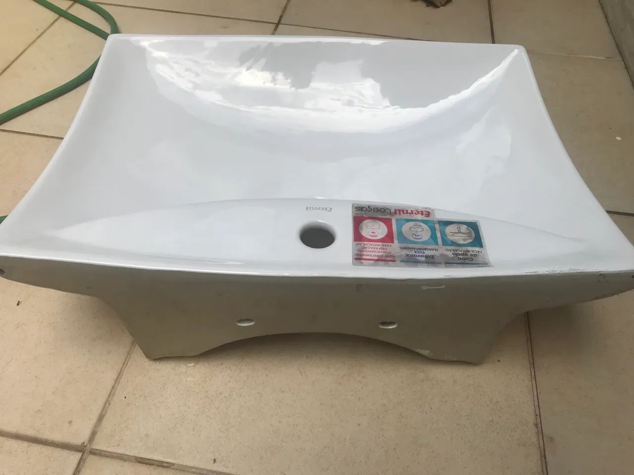 Pia de sobrepor Eternit 61X44 - Foto 2