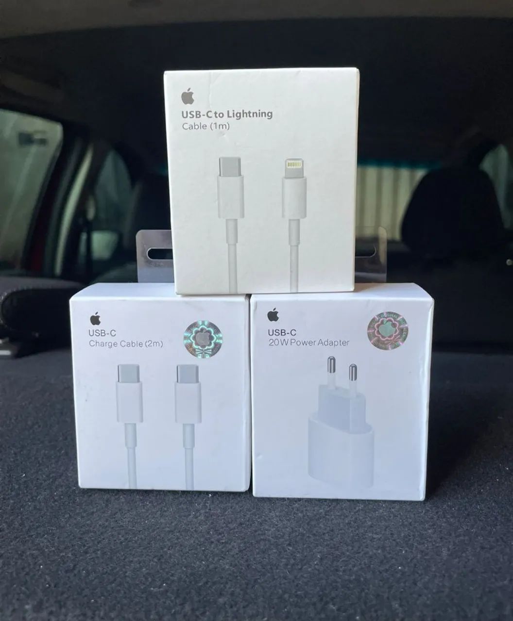 Kit carregador para iPhone - cabo e fonte turbo