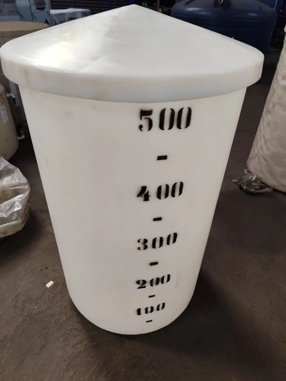 Tanque/Tambor 500 Litros Polietileno Branco