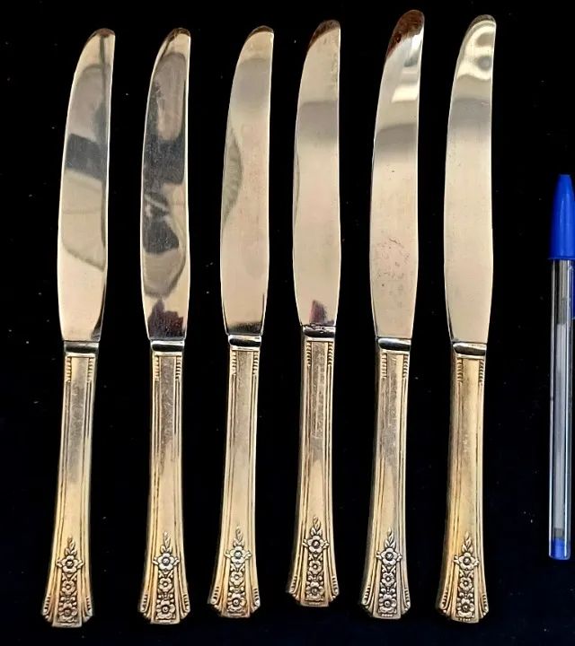 Raridade. Talheres Espessurados a Prata sem uso da marca Tudor. Antigos - Foto 3