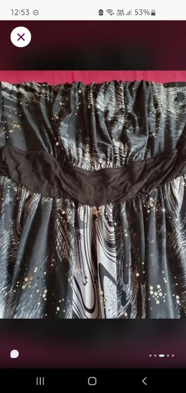 Vestido tomara que caia com brilho  - Foto 3