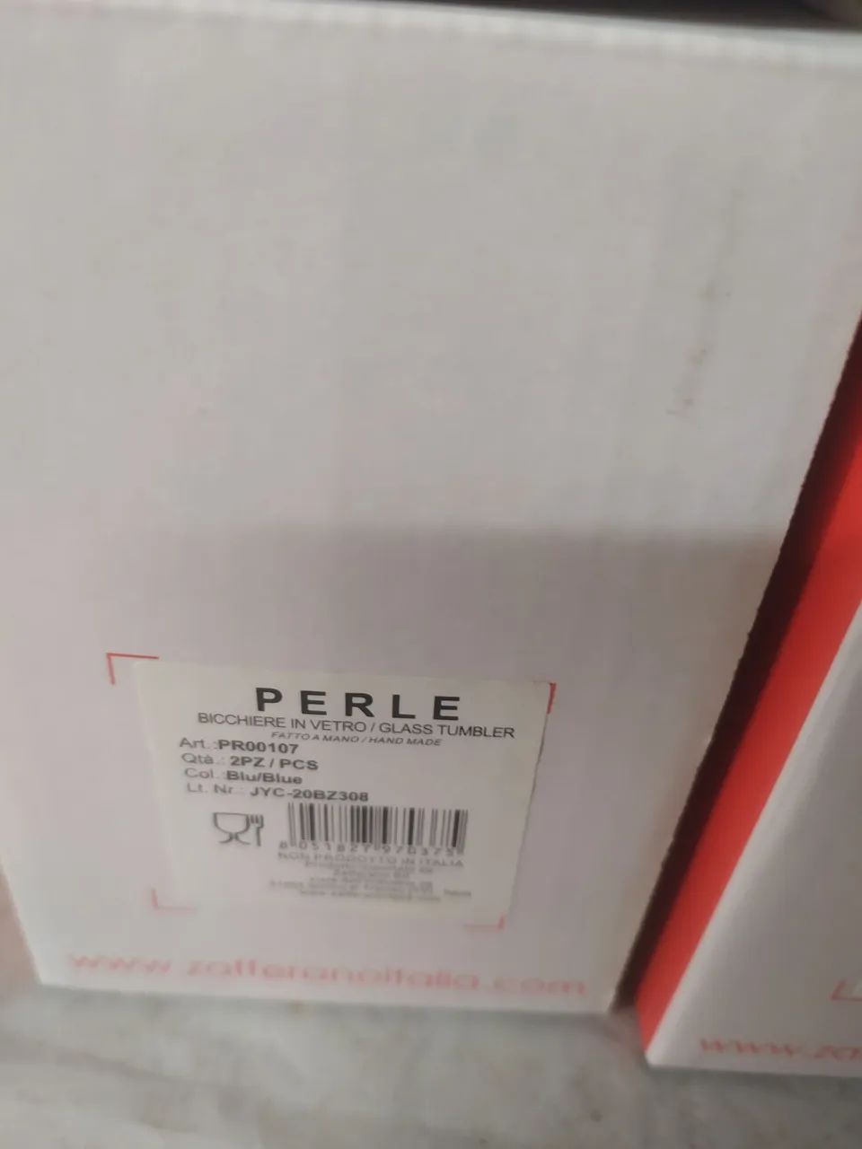 Conjunto 8 copos Perle Zafferano Itália - Foto 6