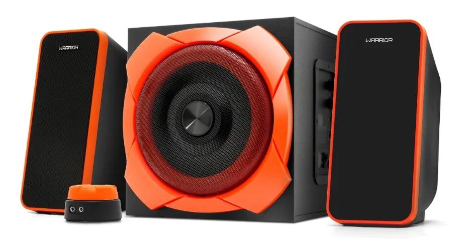Warrior Odysseus Caixa de Som Gamer 2.1 50W RMS com subwoofer PC & Notebook - Foto 3