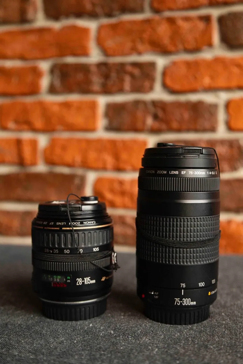 Lentes Canon 28-105 e 75-300 mm