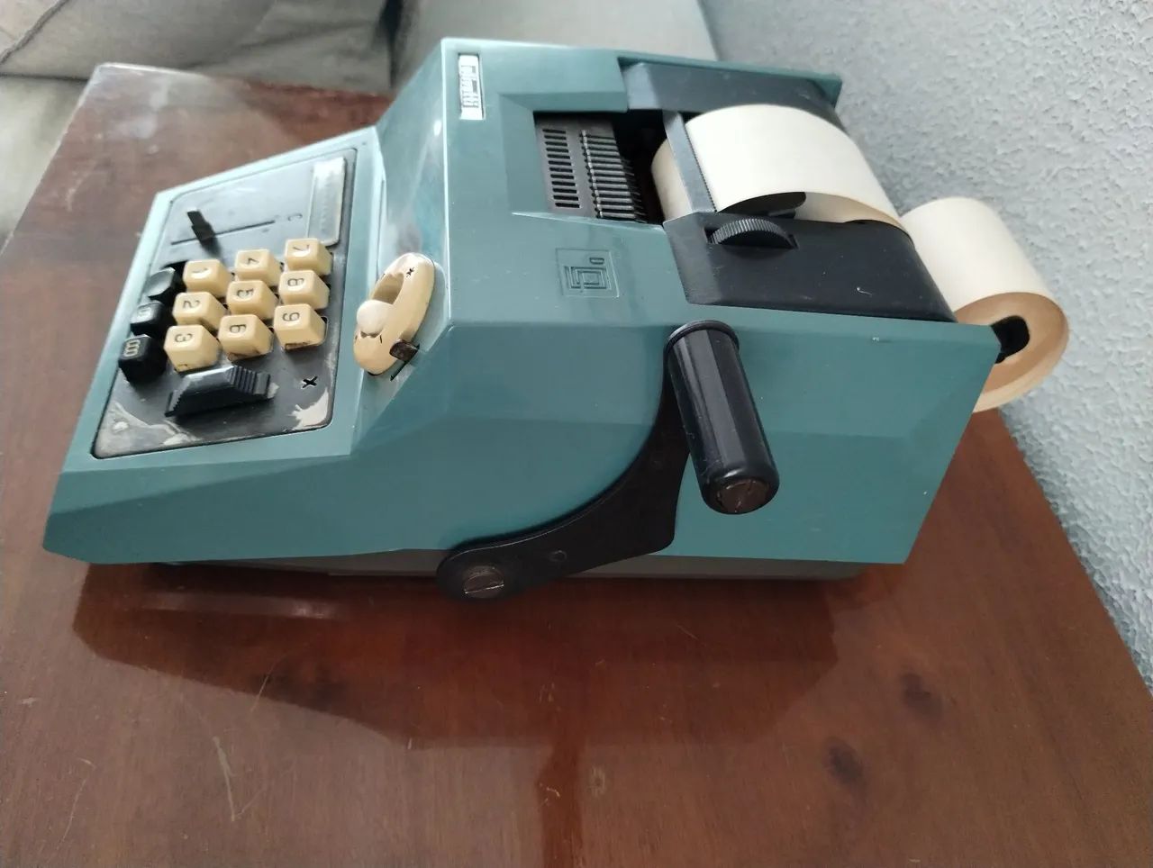 Máquina de Calcular Olivetti Antiga - Foto 2