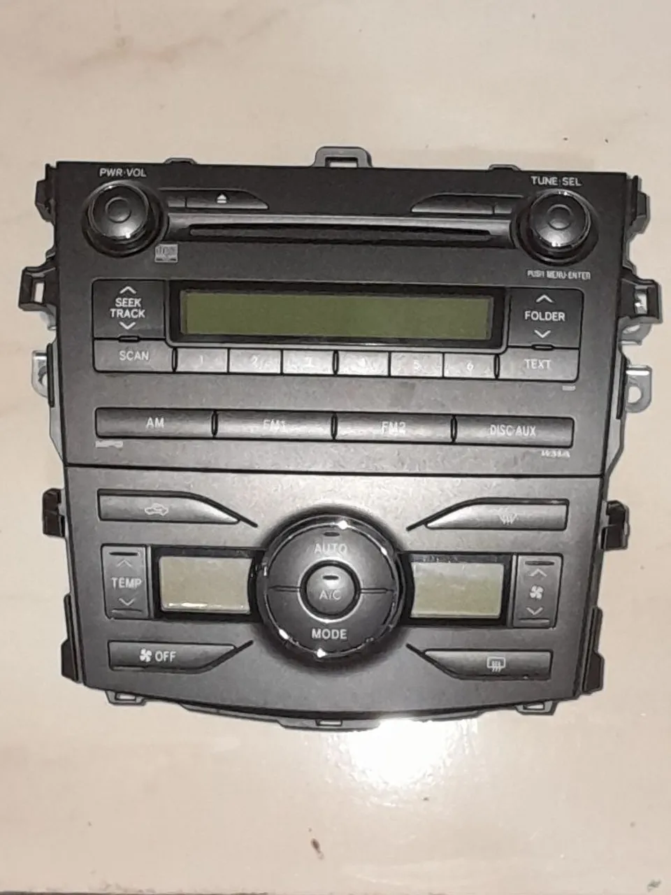 Som Original Toyota Corolla 2012 - Multimídia Completo com controle de ar condicionado.