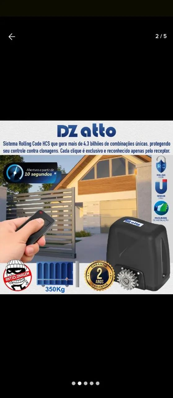 Motor de Portão Automático - Segurança e praticidade para sua casa! - Foto 2