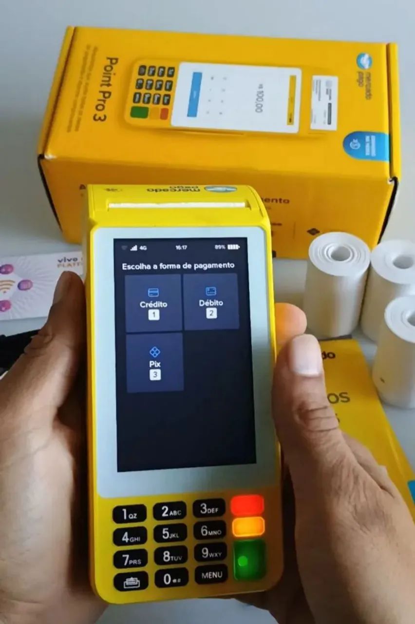 Máquina de Cartão Point Pro 3 Mercado Pago