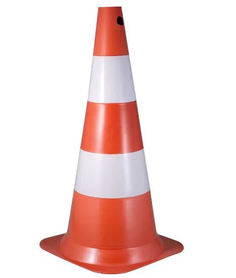 Cone de Sinalização 75cm Vonder Branco/Laranja