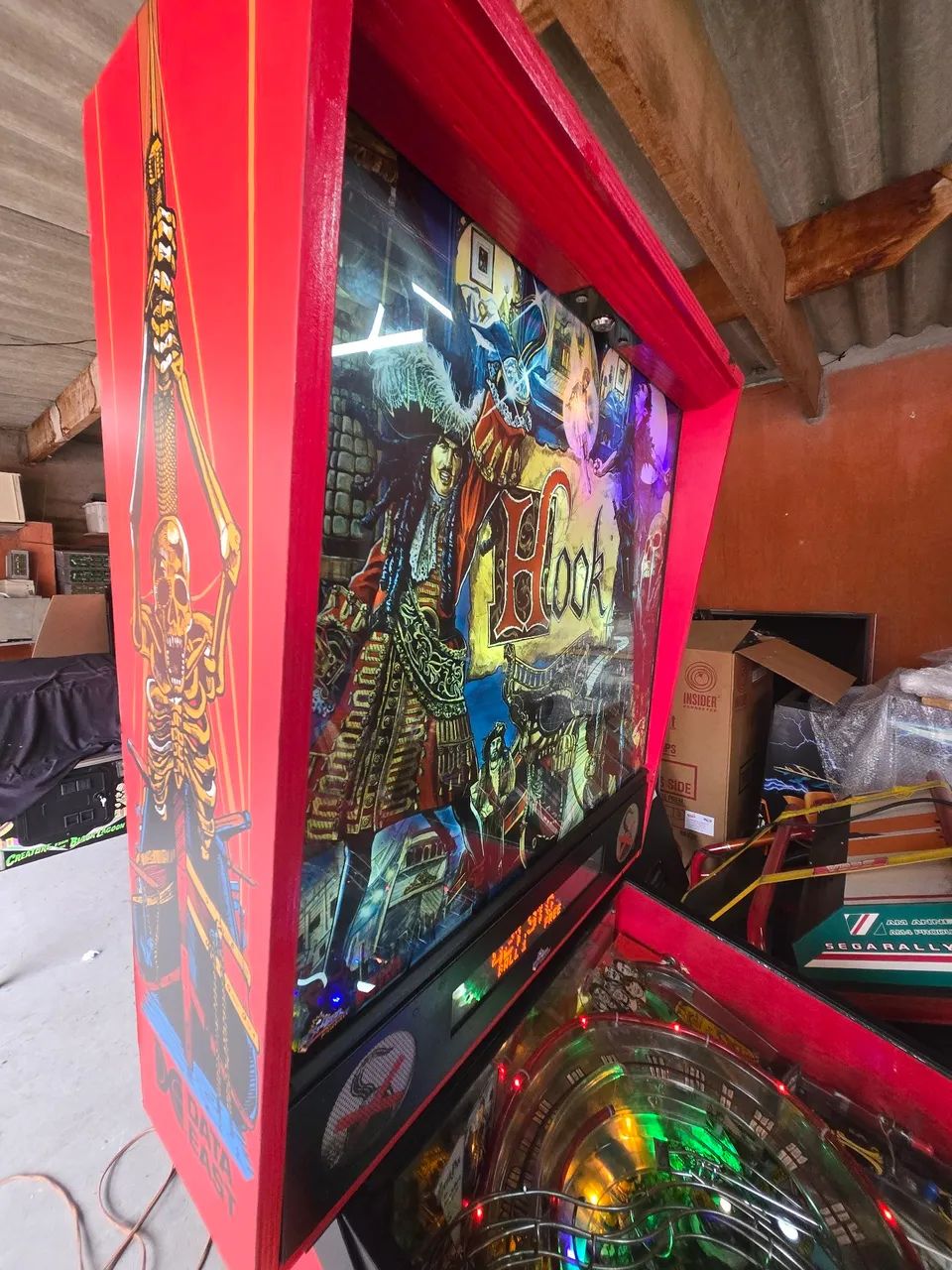 Pinball fliperama Hook - Capitão Gancho Peterpan - Foto 3