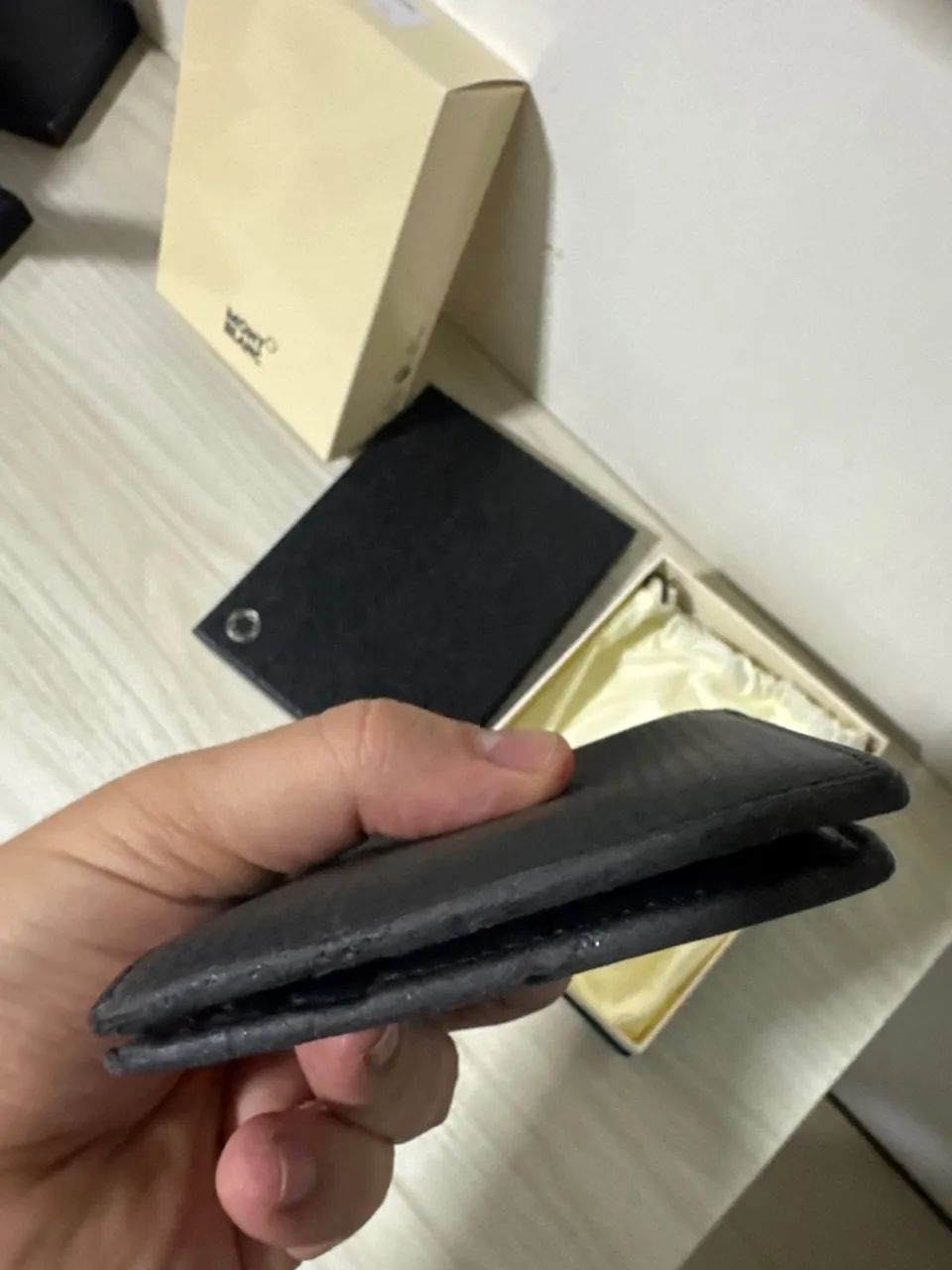 Carteira Montblanc Carbon Fiber - Original - Foto 5