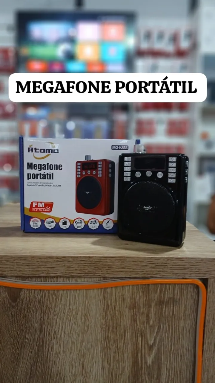 Megafone Portátil MO-K863