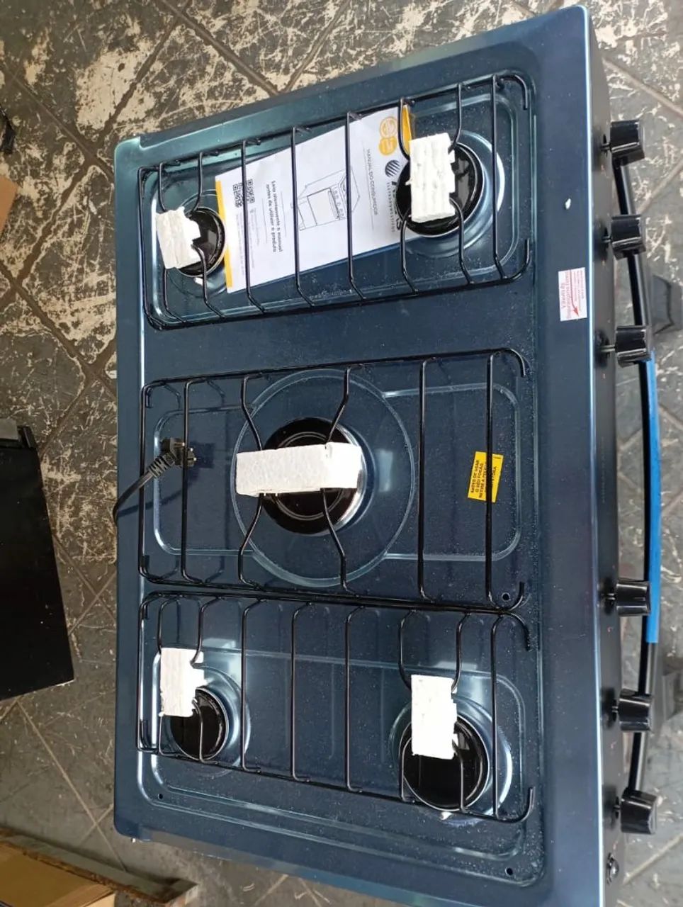 Fogão Atlas novo!! preto 5 bocas entregamos  - Foto 2