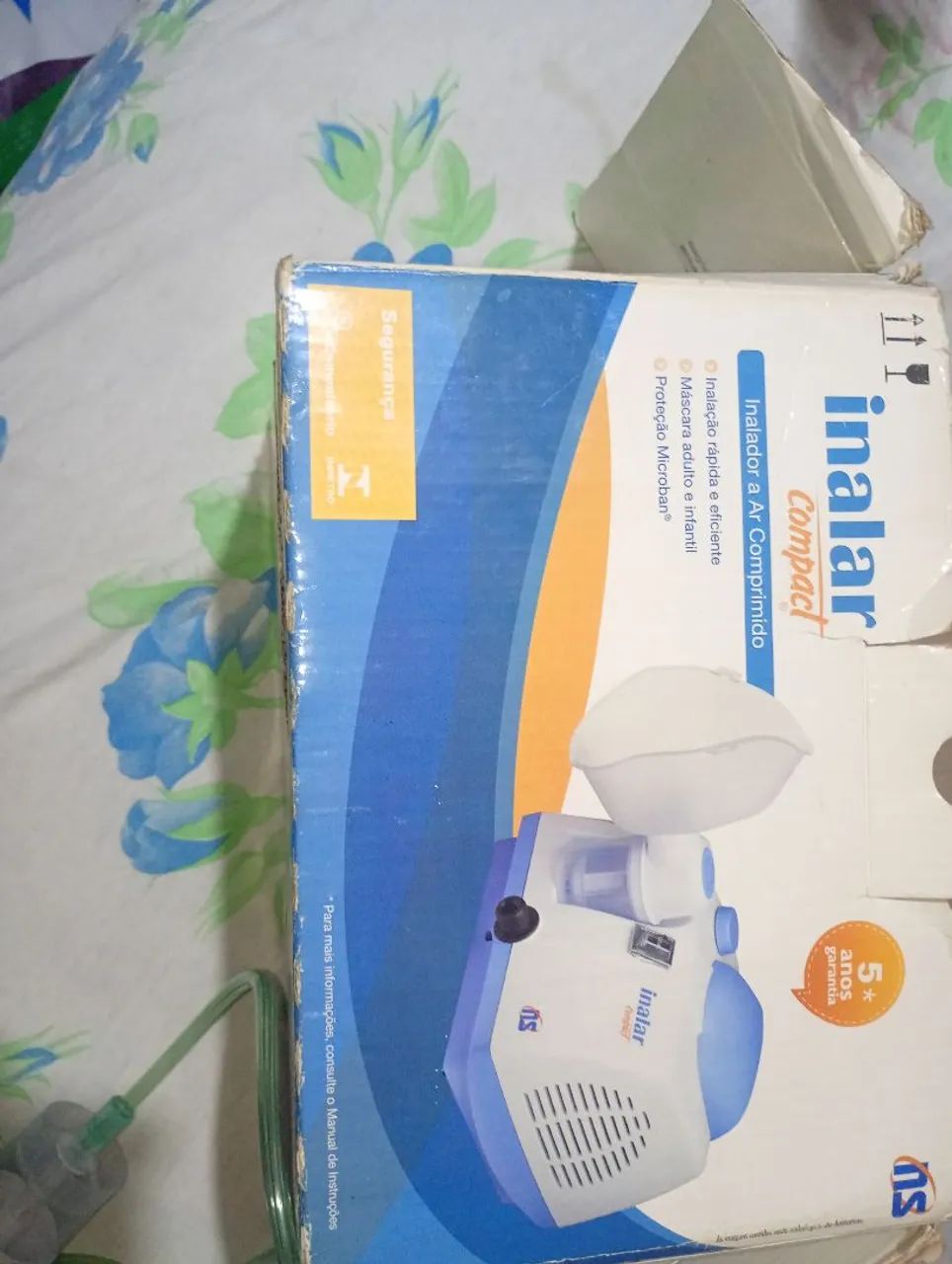 Estou vendendo esse inalador novo na caixa, 120 vendo mas aceito proposta - Foto 2