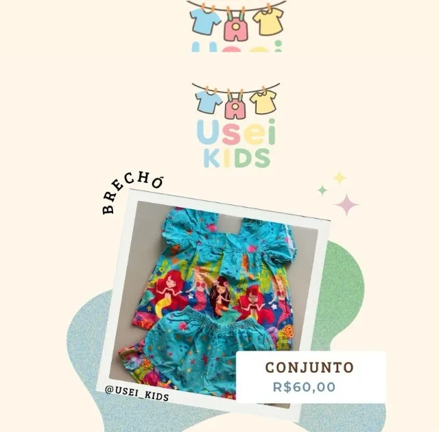 CONJUNTO SEREIA INFANTIL