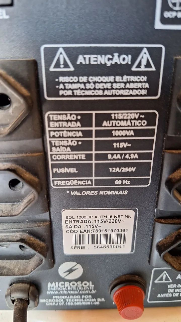 Estabilizador APC SOL 1000VA - Foto 3