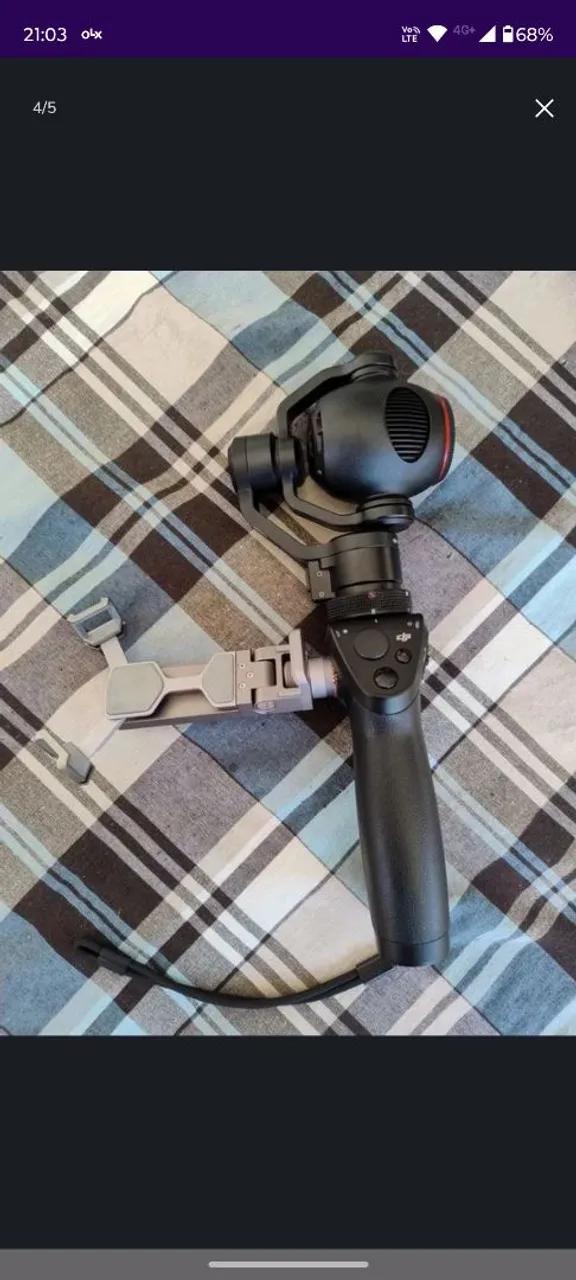 Câmera estabilizadora DJI Osmo 4k com 2 baterias