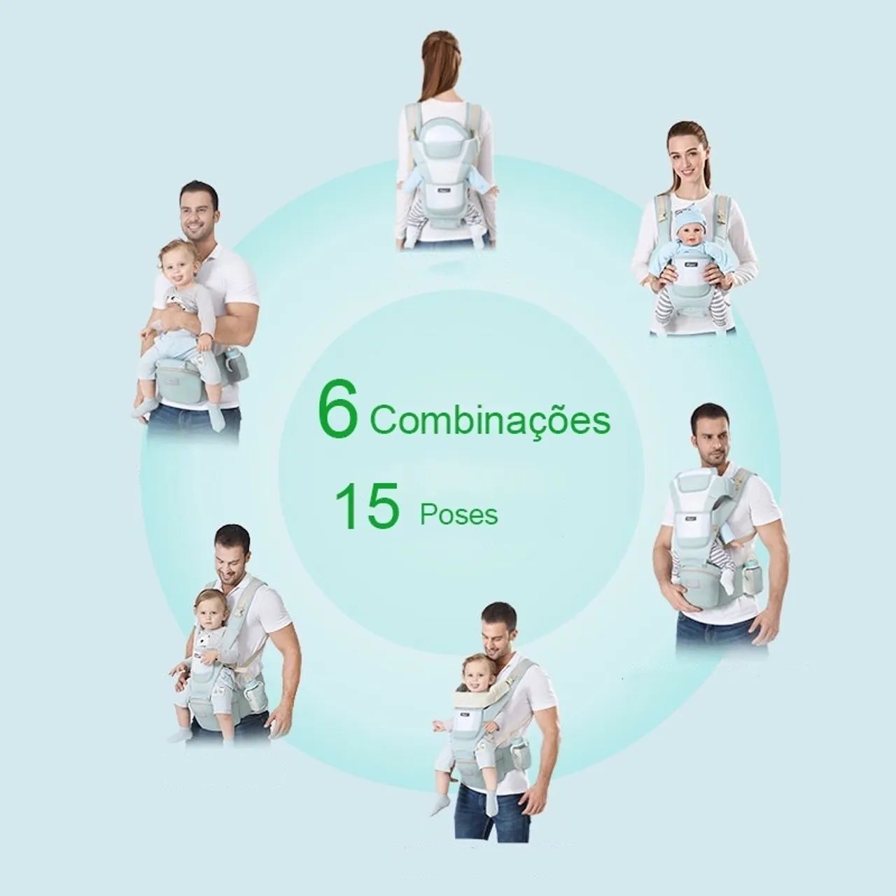Canguru para passeio bebê, criança. - Foto 2