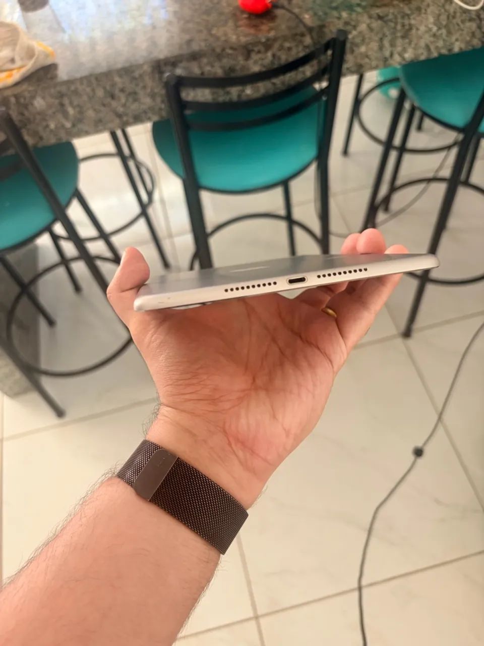 iPad Mini 4 Apple 64GB Prata - Conservado + Caixa Original - Foto 4