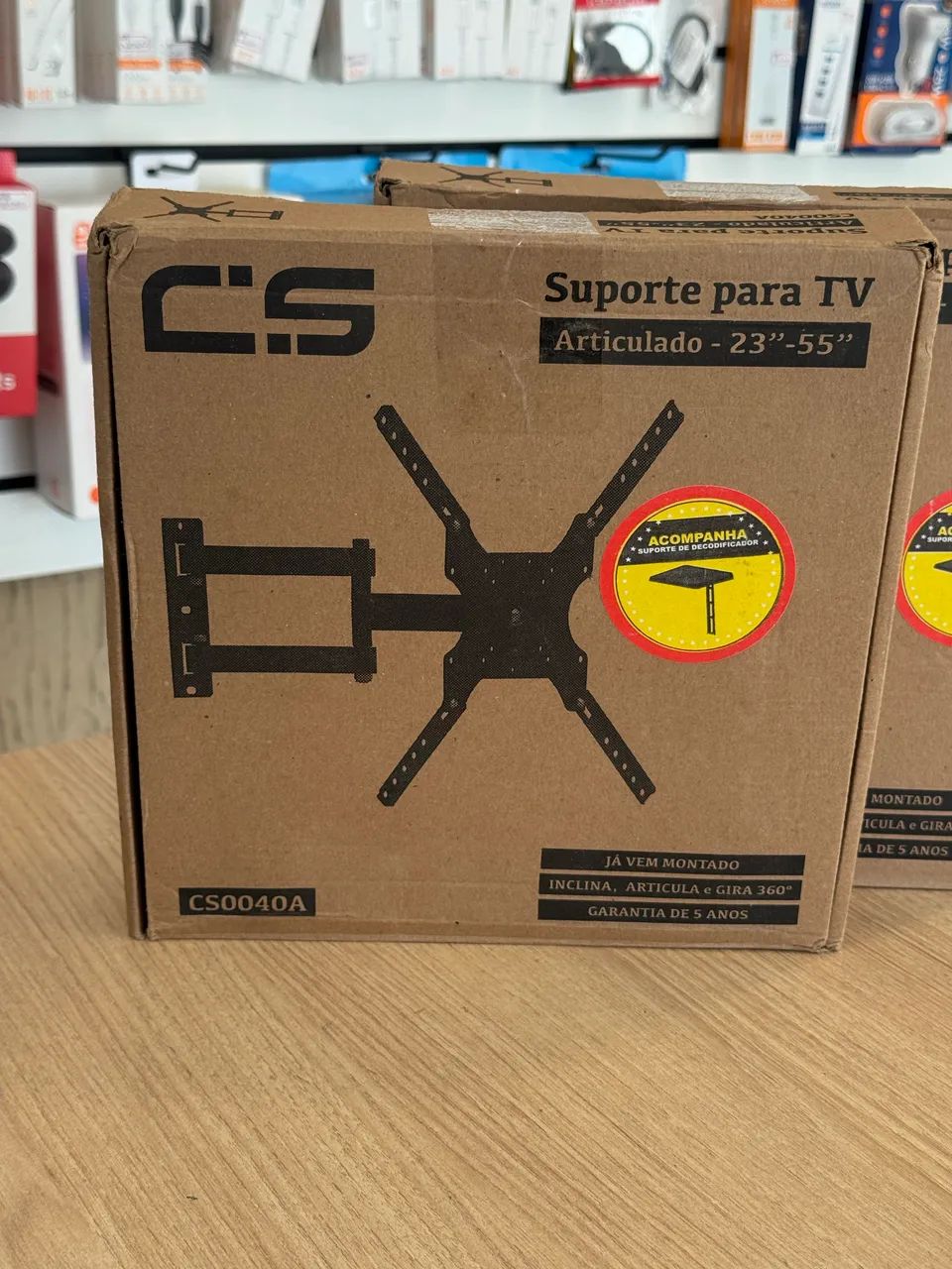 Suporte articulado para TV de 23 polegadas até 55 23?-55? - Foto 2