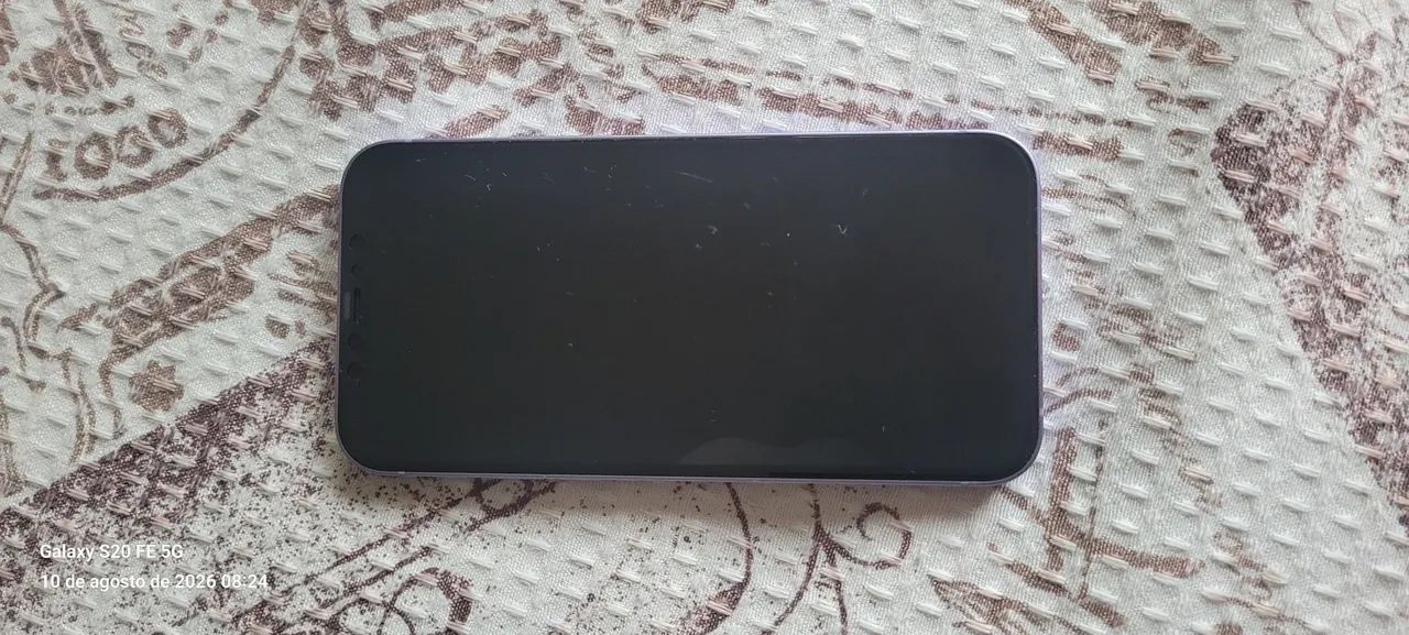 Iphone 12 64gb bateria 80% roxo semi novo  - Foto 3