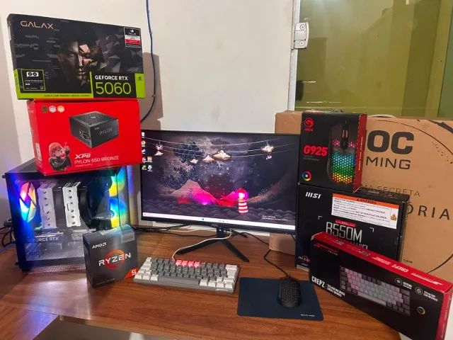 PC GAMER COMPLETO, 7 MESES DE USO
