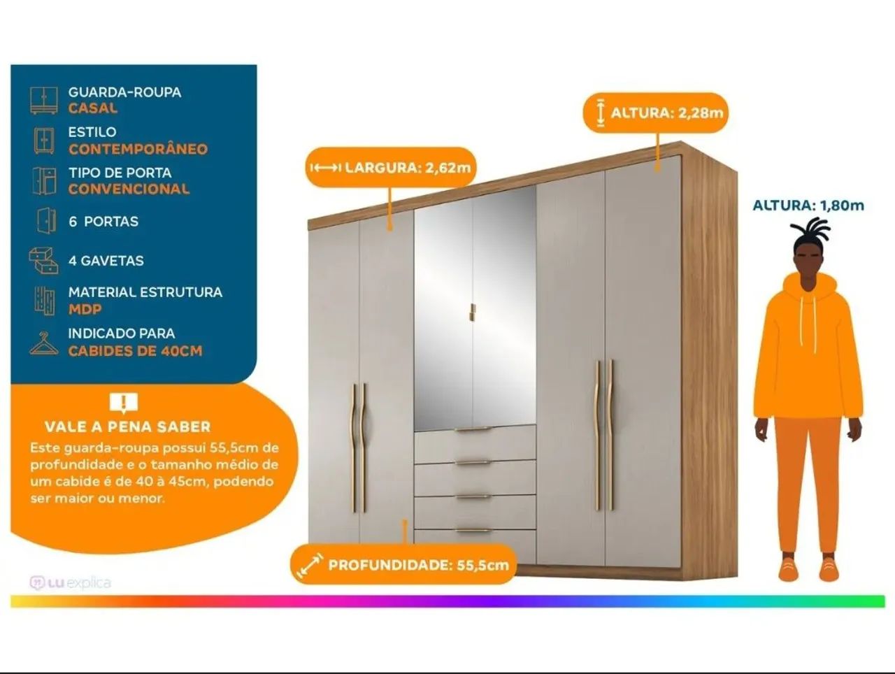 Vendo guarda roupa casal - Foto 2